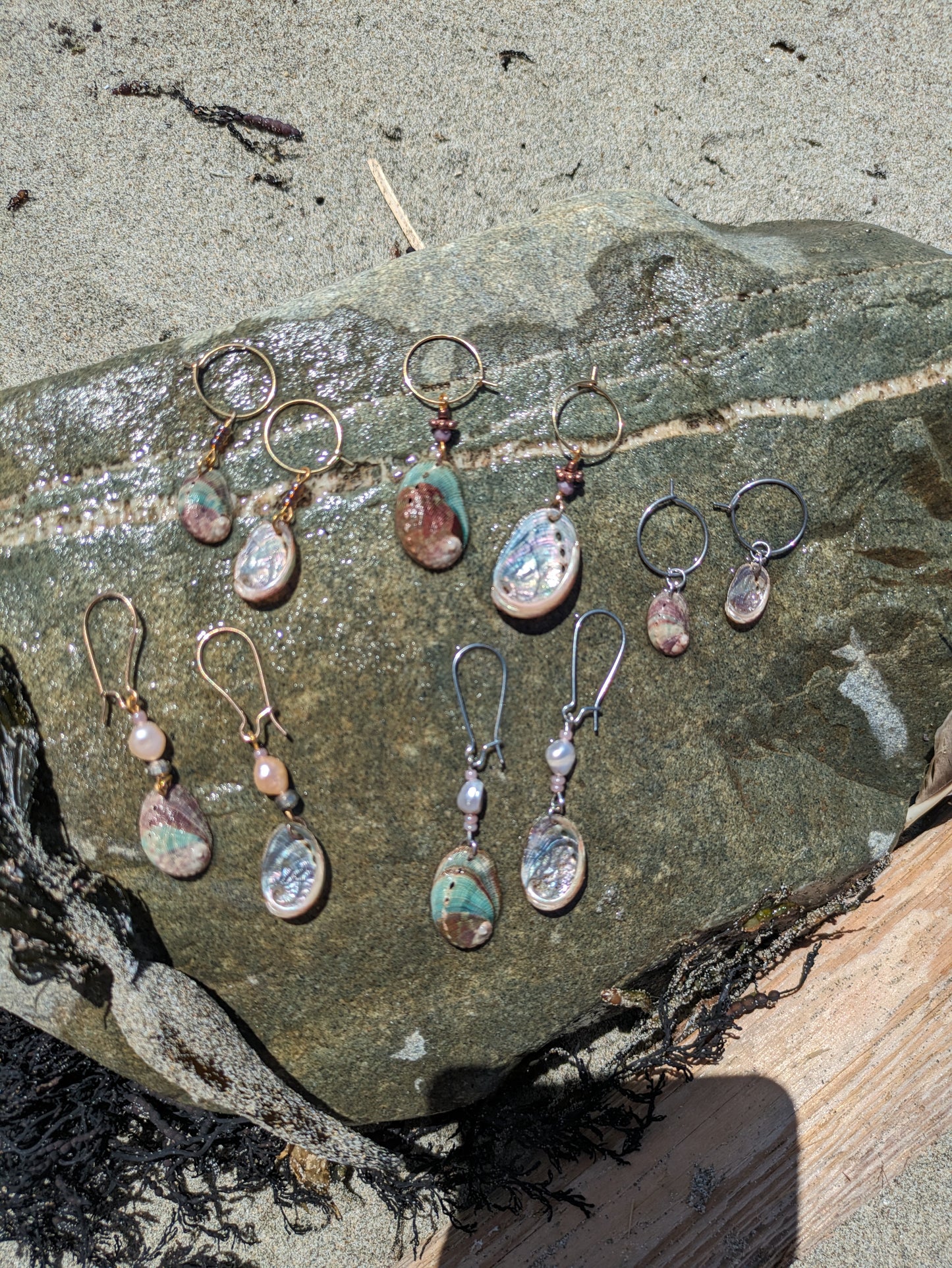 Custom Abalone Earrings