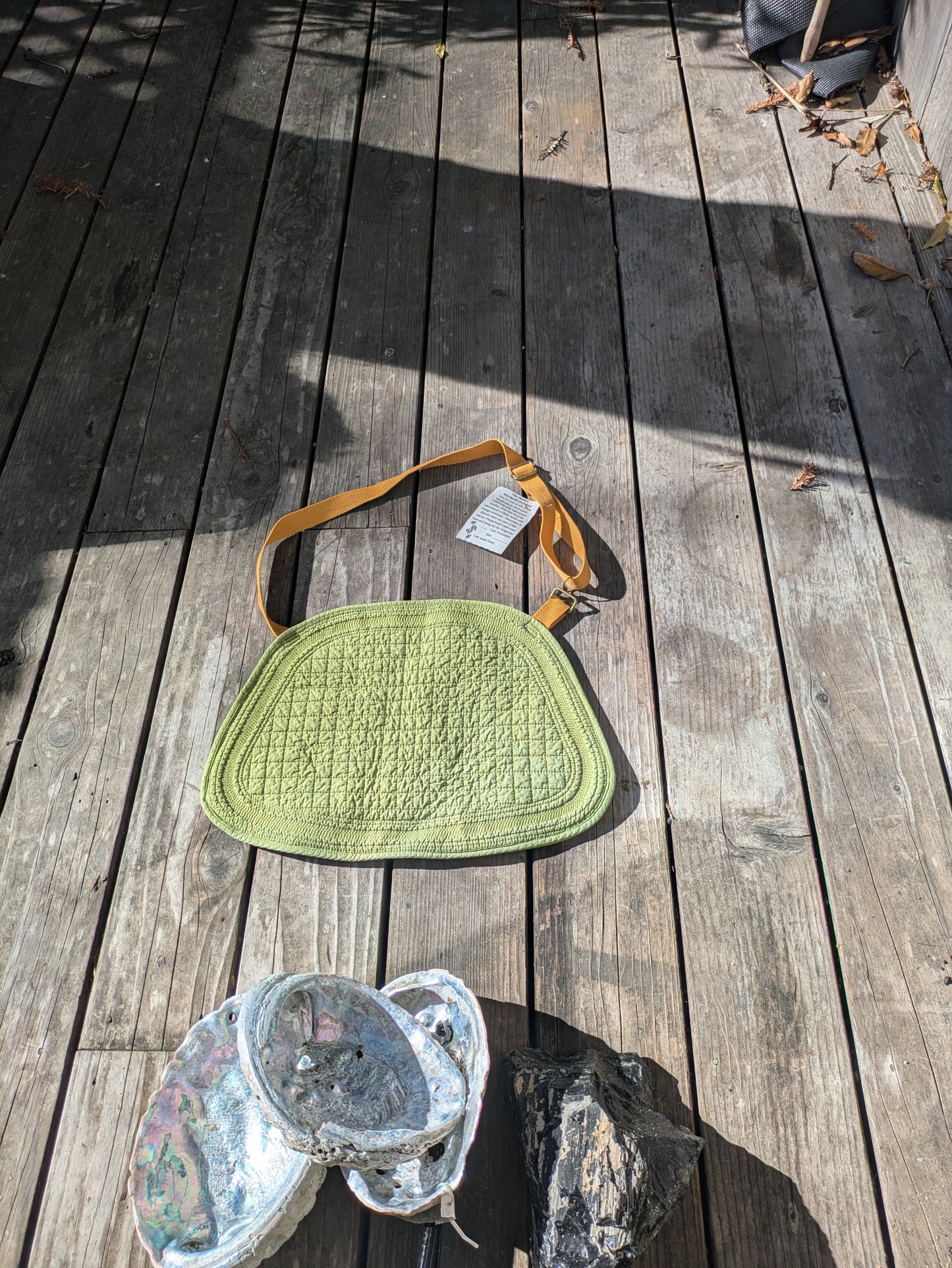 Green & Yellow Placemat Tote