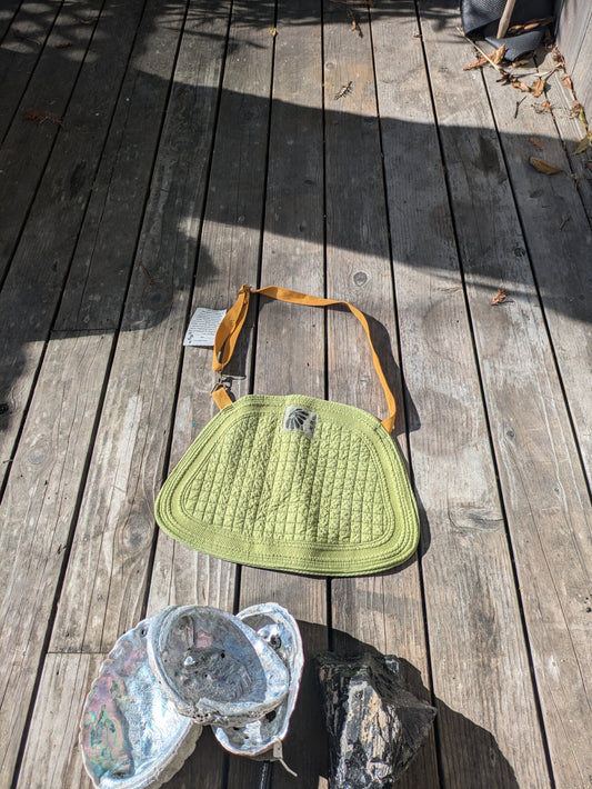 Green & Yellow Placemat Tote