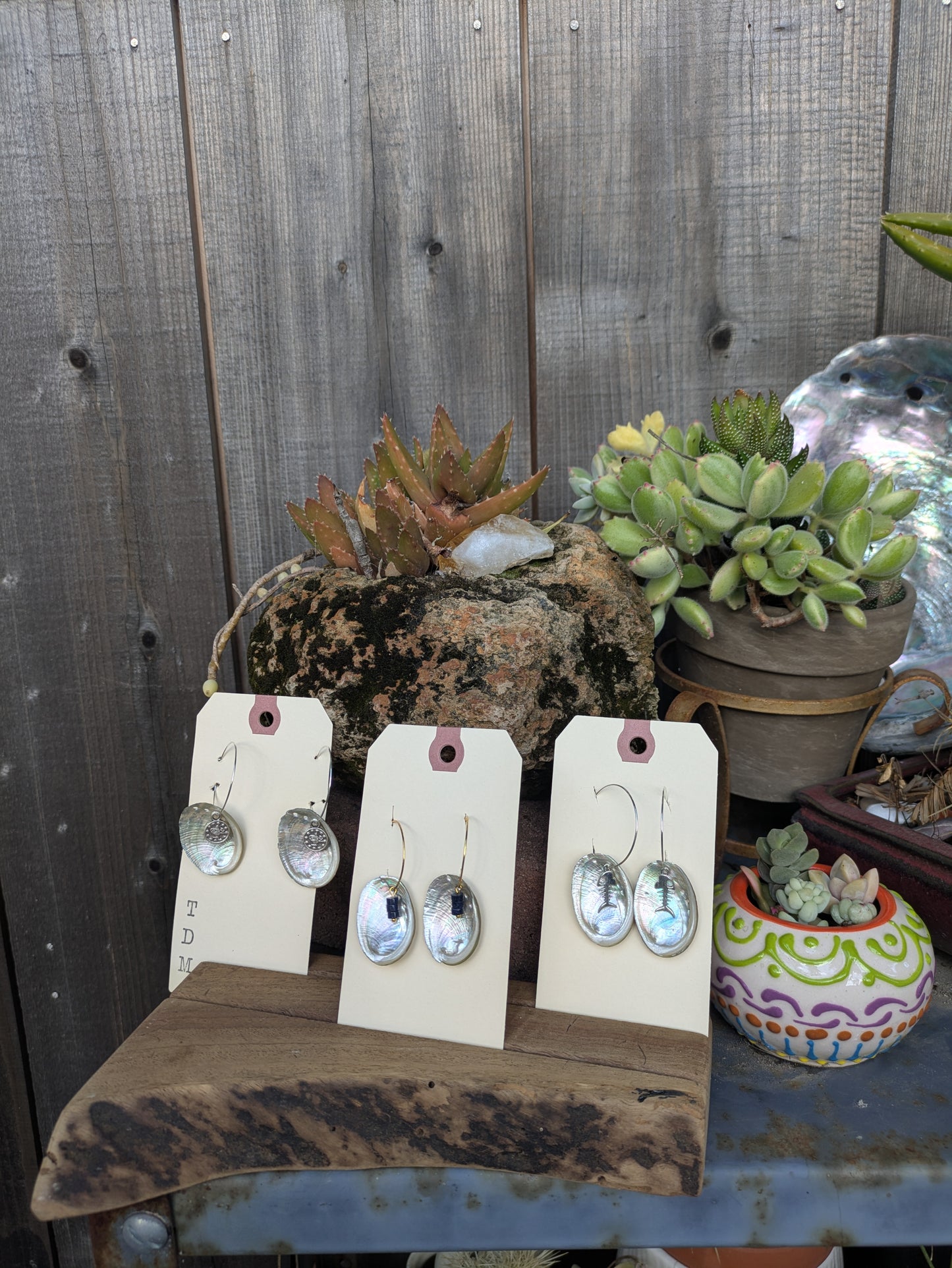 Custom Abalone Earrings